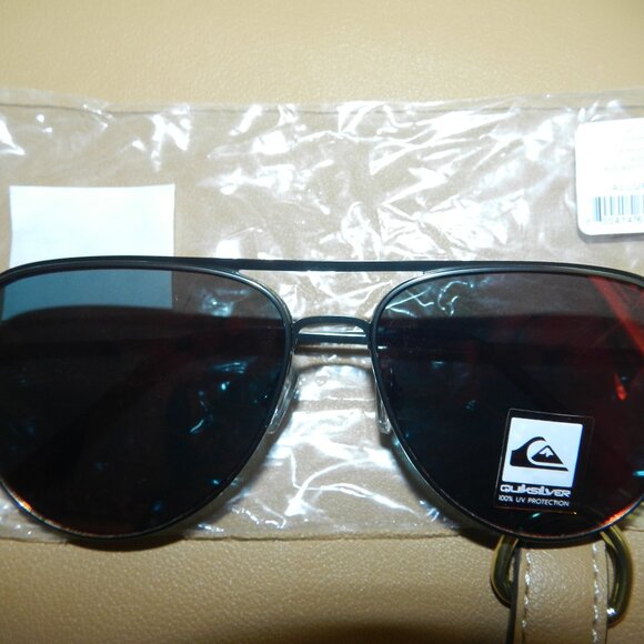 QUIKSILVER Aviator🕶Sunglasses Sun Amber Lens Aviator QS4000OP 009🆕📦⌚🏃💨⚡🚚 - Picture 2 of 15